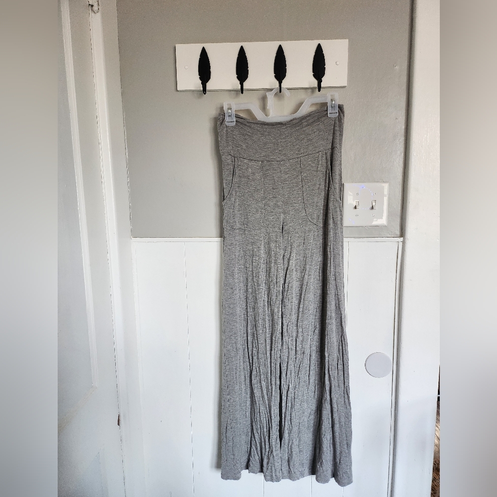 Womens soft Flare sleep pant Size medium grey